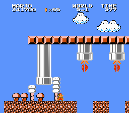 A screenshot from SMB2 (J), 5-1