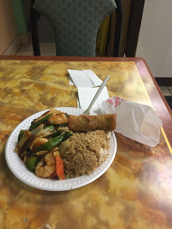 A cozy hot Chinese dinner plate