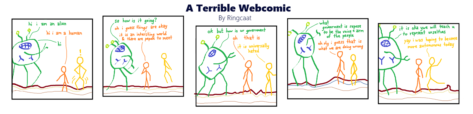 Aliens Strip 1