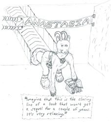 Anastasia and the catwalk